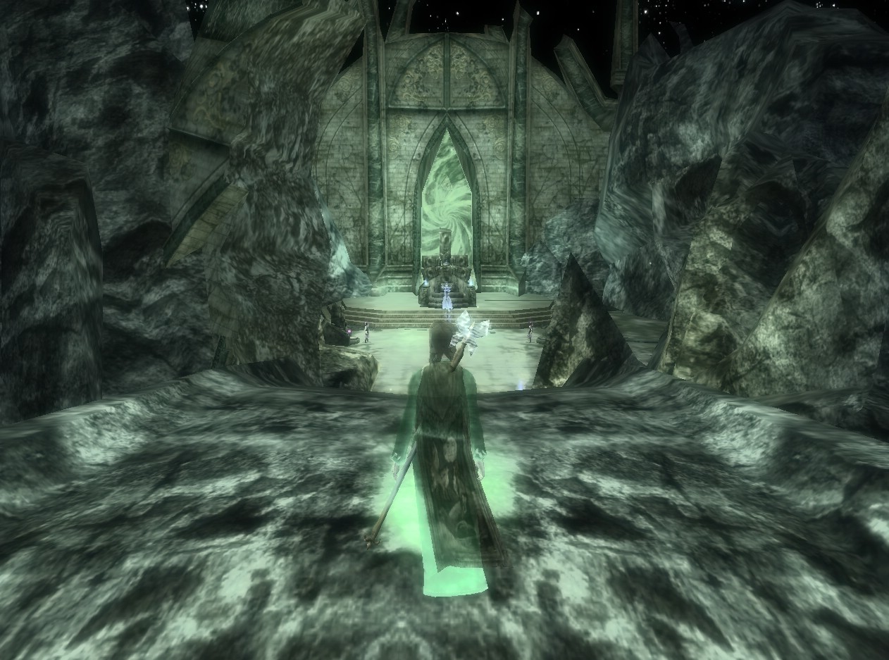 Bridge to Nightmare&#039;s chamber. Halls of night. Man, this room is cool!