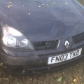 Oops! Country lane, wet and muddy from bleeding tractors. Ran into the field to avoid skidding into a bend in god knows what direction, fortunately I wasnt going fast so the hedge dented me but...